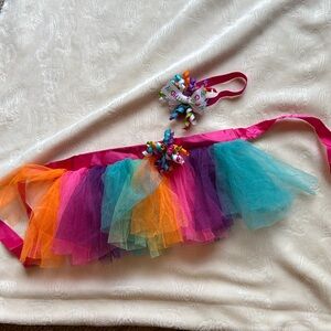Birthday Kid - skirt wrap and headband